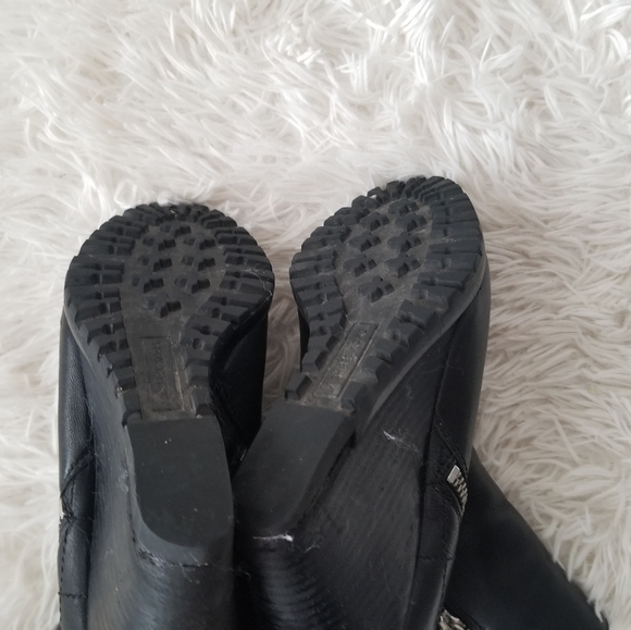 MICHAEL Michael Kors Leather Wedge Boots, 6.5 - Picture 7 of 9